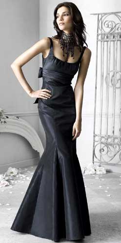 Вечернее платье Черная роскошь. 