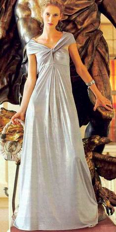 Длинное платье Ампир. 